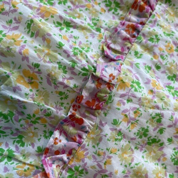 LOST & WANDER MAXI DRESS FLORAL RUFFLES TIERED SZ M BOHO COTTAGECORE - Picture 7 of 16